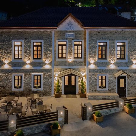 Νysa Hotel Mousthéni Exterior foto